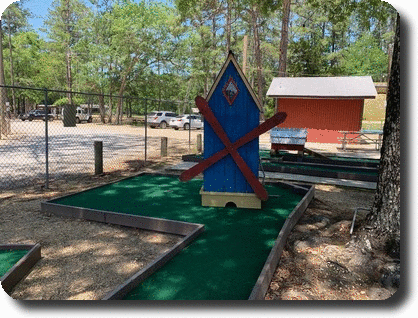 mini golf windmill